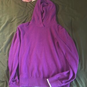 Purple wool hoodie!
